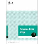 Optys 1234 Provozní deník stroje A4 nepropisující – Zboží Dáma