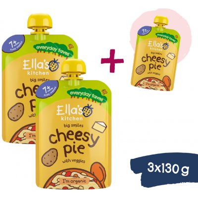 Ella's Kitchen BIO Sýrový koláč se zeleninou 130 g – Zboží Dáma