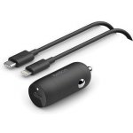 Belkin BOOSTCHARGE™ 30W USB-C Power Delivery PPS nabíječka do auta + 1m USB-C na lightning kabel, černá CCA004BT1MBK-B5 – Hledejceny.cz