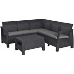 Allibert Zahradní set Corfu Relax Set grafit – Hledejceny.cz
