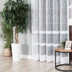 Žakárová záclona VIKTORIA rovná balkonové dveře 200 x 250 cm – Hledejceny.cz