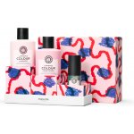 Maria Nila Luminous Colour Luminous Colour šampon pro barvené vlasy 350 ml + Luminous Colour kondicionér pro barvené vlasy 300 ml + True Soft arganový olej s hydratačním účinkem 100 ml dárková sada – Zboží Mobilmania