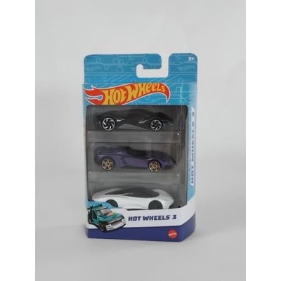 Hot Wheels Autíčka sada 3ks SET 4 – Hledejceny.cz
