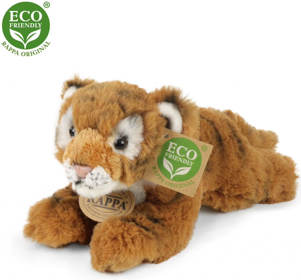 Eco-Friendly Rappa tygr hnědý ležící 203532 17 cm
