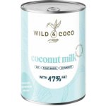 Wild and Coco Bio Kokosové mléko 400 ml – Sleviste.cz