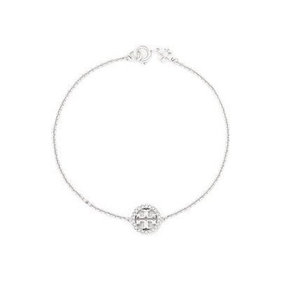 Tory Burch náramek Miller Pave Chain Bracelet Tory 80997 stříbrná