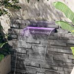 Přelivový vodopád s RGB LED osvětlením akryl 60 cm – HobbyKompas.cz
