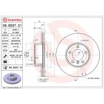 Brzdový kotouč BREMBO 09.B337.21 - BMW – Zboží Mobilmania