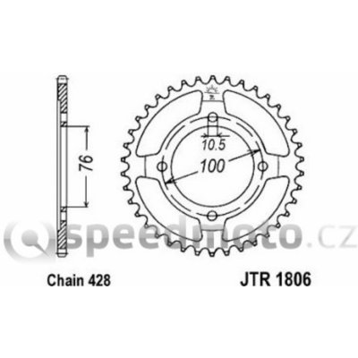 JT Sprockets JTR 1806-56 | Zboží Auto