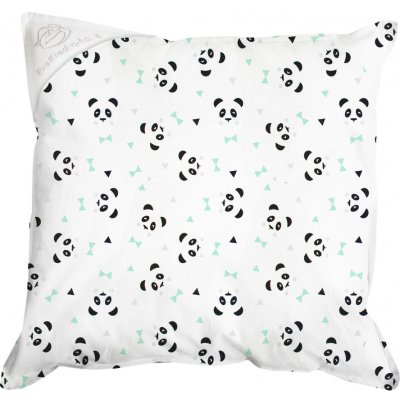 Eva Kiedroňová světlý tyrkys panda 30 x 30 cm – Zboží Mobilmania