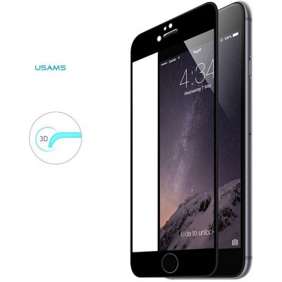 USAMS 3D Black pro iPhone 6 a 6S 8595642223839