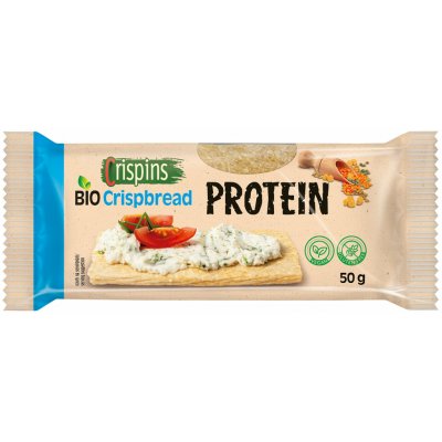Crispins proteinový křehký plátek Bio 50 g – Zboží Dáma