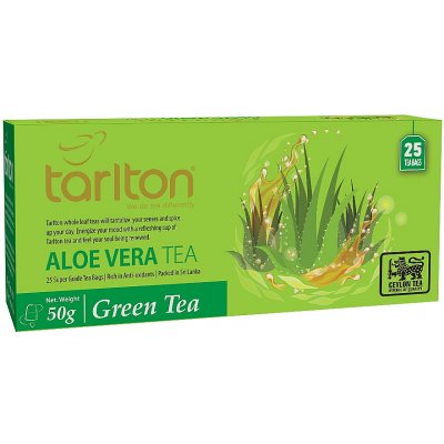 Tarlton Venture Tea Green Aloe Vera nepřebal 25 x 2 g – Zbozi.Blesk.cz