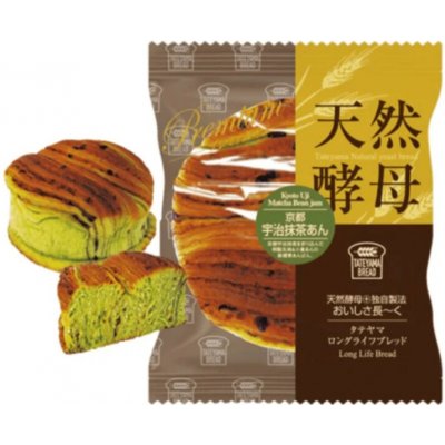 Tateyama Bread JP nadýchaný koláček s čajem matcha Uji 95 g – Zboží Dáma