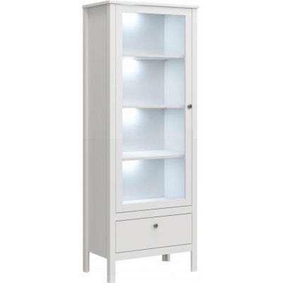 Kondela Vitrína 1W1S bílá OLJE – Zbozi.Blesk.cz