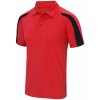 Pánské sportovní tričko Funkční polokošile s UV ochranou Movin ohnivá červená / arktická bílá