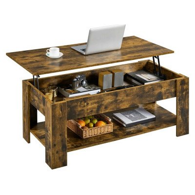 Yaheetech 614136 rustic brown – Hledejceny.cz