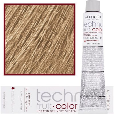 Alter Ego Technofruit Color barva s keratinem pro permanentní barvení vlasů 10/0 100 ml