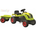 SMOBY 710107 šlapací traktor CLASS GM s prívesom a s otváracou kapotou a posuvným sedadlom od 3 rokov – Zboží Mobilmania
