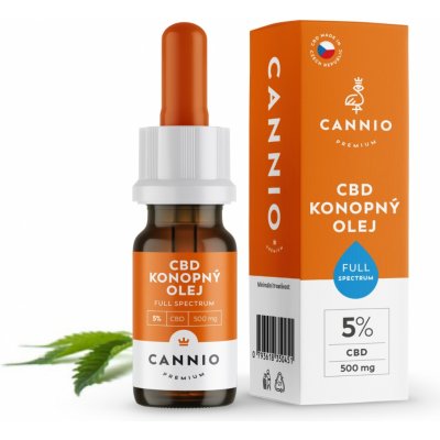 Cannio CBD Olej 5% Full Spectrum 10 ml – Sleviste.cz