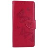 Pouzdro a kryt na mobilní telefon TopQ Xiaomi Redmi 12C knížkové Butterfly růžové