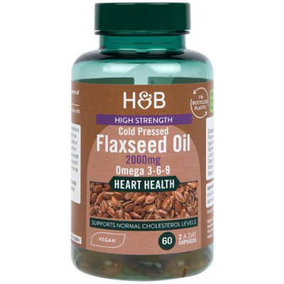 Holland & Barrett Llněný olej Omega 3-6-9 120 veg kapslí – Hledejceny.cz