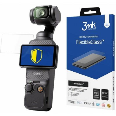 3mk Hybridní sklo FlexibleGlass pro Dji Osmo Pocket 3 5903108546072 – Zboží Živě