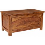 AV interiery KALI BOX 90 x 45 x 45 cm z masívu palisandru Odstín palisandru světle medová – Zboží Dáma