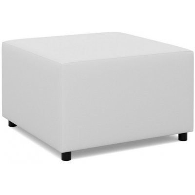 AG Podnožka LUNA 70x70 ekokůže výběr z barev REAL 17 bílá – Zboží Dáma