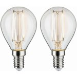 Paulmann LED kapka Filament E14 230V 2x250lm 2x2,7W 2700K čirá – Hledejceny.cz