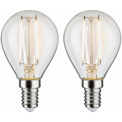Paulmann LED kapka Filament E14 230V 2x250lm 2x2,7W 2700K čirá – Hledejceny.cz