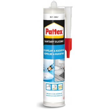 PATTEX Koupelny a kuchyně sanitární silikon 280g bílý