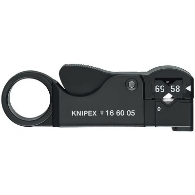 Knipex 16 60 05 SB Nástroj na odizolování koaxiálních kabelů