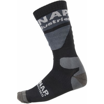 Snap Industries ponožky LOGO Medium grey/black