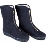 Ovčí věci dámské vysoké důchodky s ovčí vlnou černá – Zboží Mobilmania