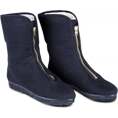 Ovčí věci dámské vysoké důchodky s ovčí vlnou černá – Zboží Mobilmania