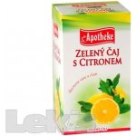 Apotheke Zelený čaj s citronem 20 x 2 g – Zbozi.Blesk.cz