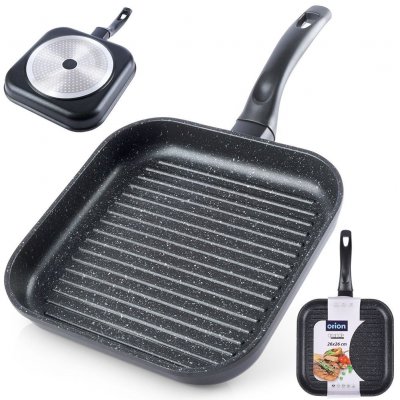 Orion GRILL PAN na indukci Pánev na zeleninu s žulovým povrchem 26 x 26 cm – Zbozi.Blesk.cz