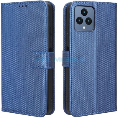Pouzdro Shield4U T Phone 5G 2023 Diamond Texture otevírací modré