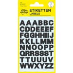 Avery Zweckform 3780 Samolepicí písmenka, fólie, 9,5 mm, 104 ks, černé – Zboží Dáma
