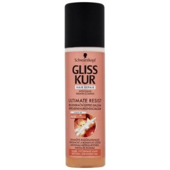 Gliss Kur Ultimate Resist regenerační expres balzám pro slabé vyčerpané vlasy 200 ml