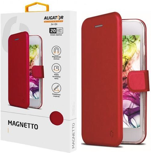 Pouzdro ALIGATOR Magnetto Samsung S10e červené