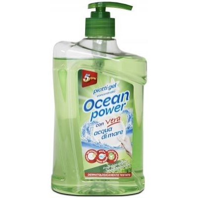 Ocean power Koncentrovaný mycí gel na ruční mytí nádobí s vůní mořských řas 500 ml – Zboží Mobilmania