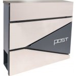 M.A.T. Schránka poštovní nerez s otvorem na noviny – Sleviste.cz