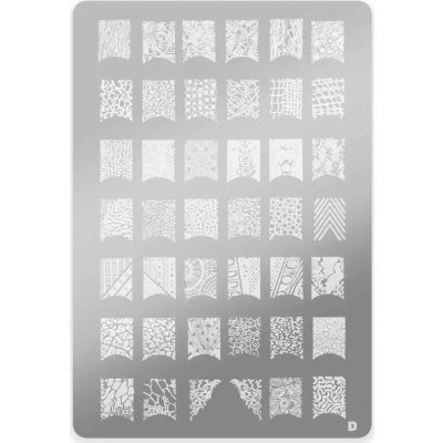 Starnails Razítkovací destička D – Zboží Dáma