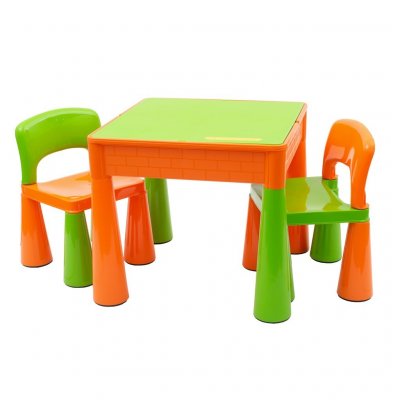 New Baby sada stoleček a dvě židličky oranžová