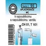 HARTMAN těsnění splachovače WC k vypouštěcímu ventilu a napouštěcímu ventilu, sada č. 95 – Sleviste.cz