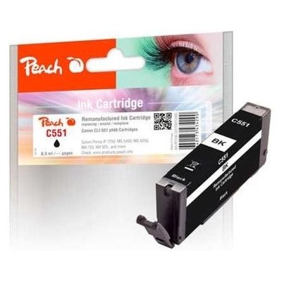 PEACH Canon CLI-551BK - kompatibilní – Zboží Mobilmania