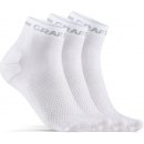 Craft ponožky CORE Dry Mid 3 pack bílá
