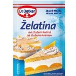 Dr. Oetker Želatina na ztužení krémů 20 g – Zboží Dáma Dr. Oetker Želatina na ztužení krémů 20 g – Zboží Dáma